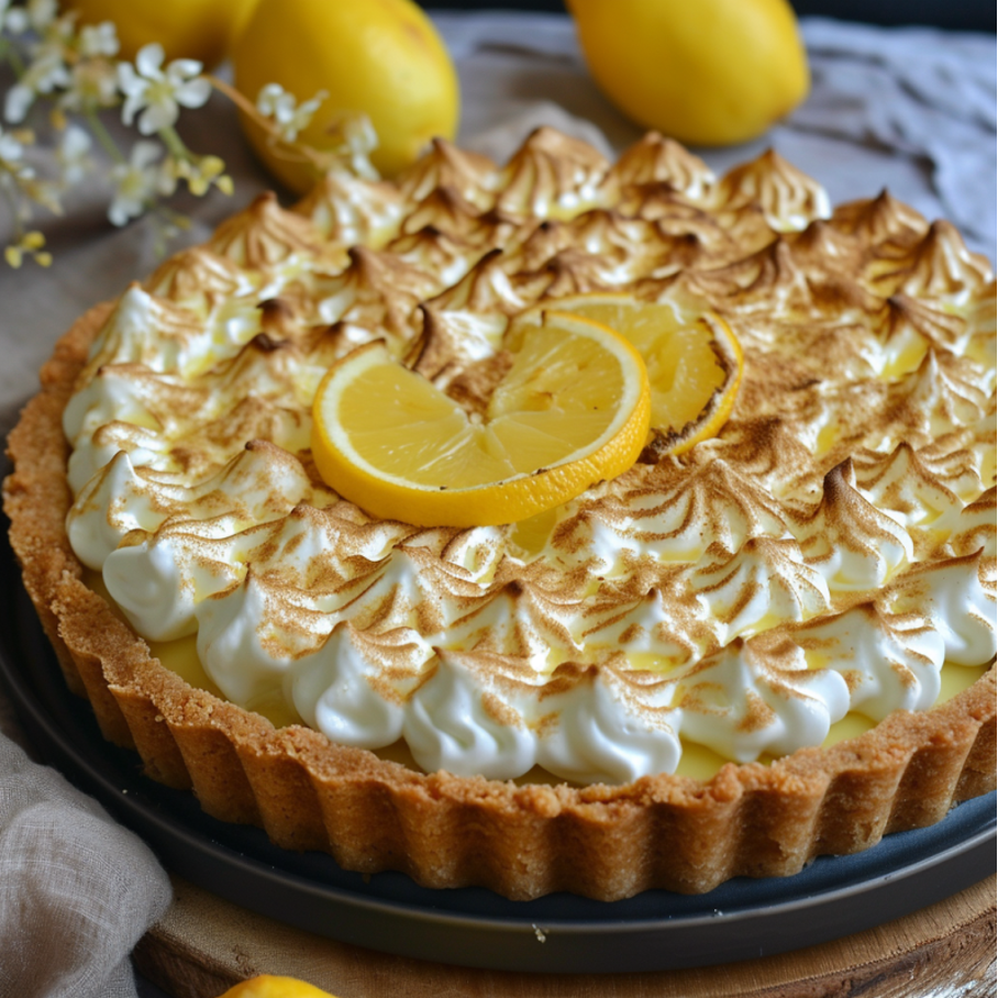 tarte citron sans lait